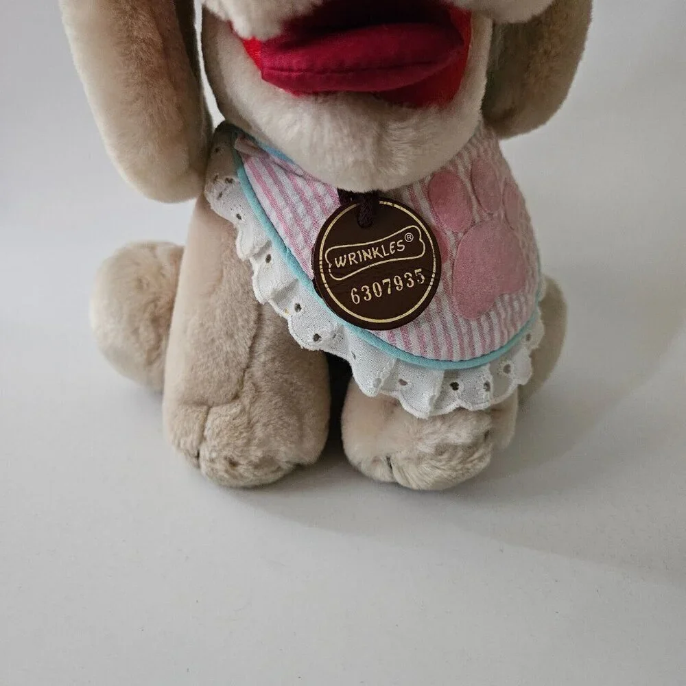 VTG Wrinkles 6307935 GANZ Puppy Dog Plush 10